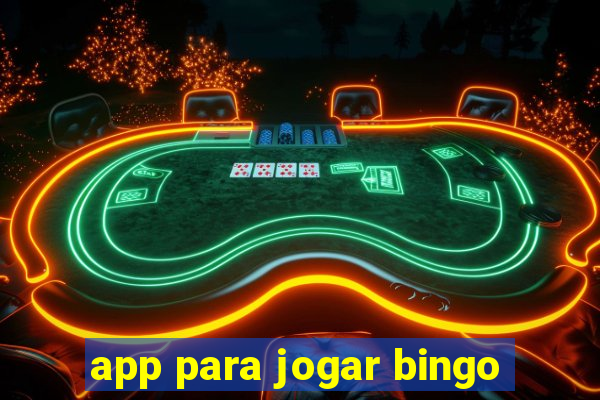 app para jogar bingo